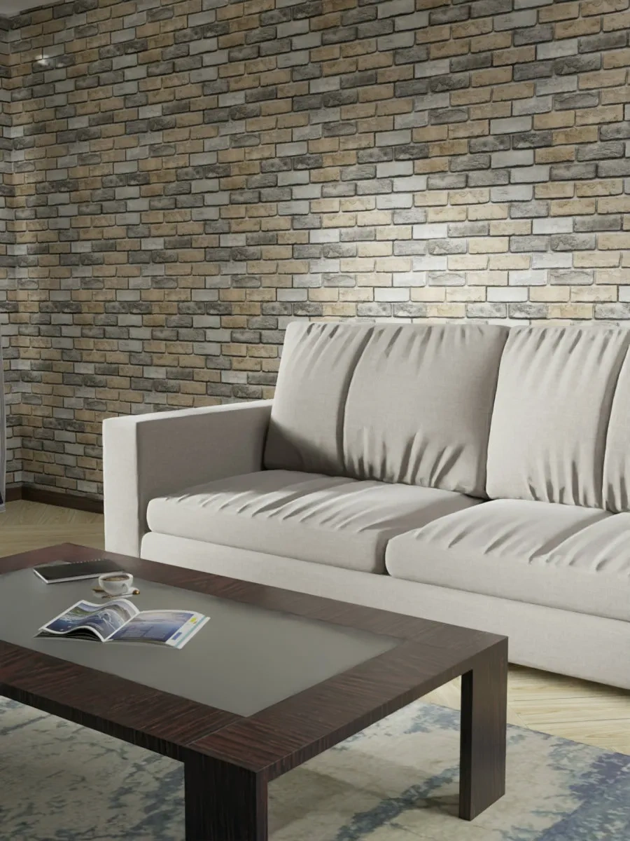 Steindorf Kendinden Yapışkanlı Duvar Kağıtları Pvc 50x280 Cm Tuğla 307427203