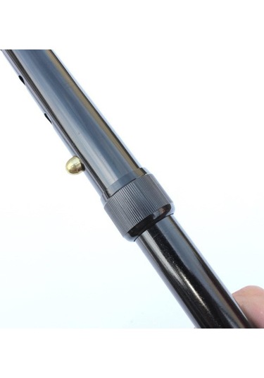 Dolıty Yürüme Bastonu Rahat Tutuş Teleskopik Hafif Siyah Siyah