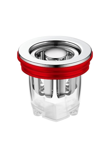 Luckystar Kırmızı Banyo Kanalizasyon Aksesuarı Kırmızı