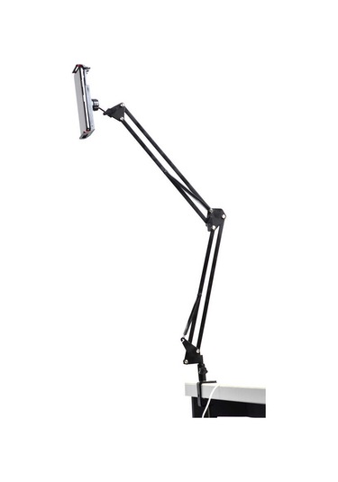 Masaüstü Ev Ofis Telefon Tablet Tutucu 360 Dönen Ayarlanır 2'li Teleskopik Uzun 73 Boyun Dizaynı