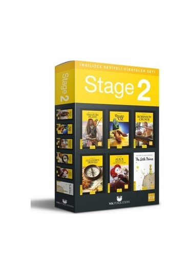Murat Kurt Ingilizce Hikaye Seti 6 Kitap Kutulu Stage 2