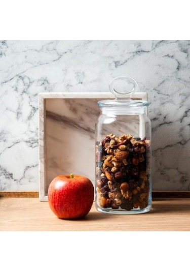 Paşabahçe 96762 Kitchen Slim Baharatlık Kavanoz 860CC - 3 Adet Şeffaf