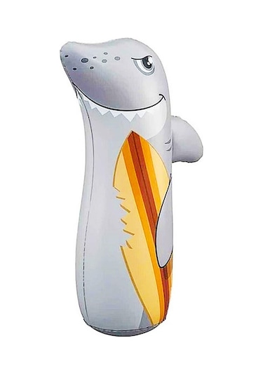 Bestway 52152 Bop Bags Köpek Balığı Desenli Hacıyatmaz 89 Cm Sulu Hacı Yatmaz