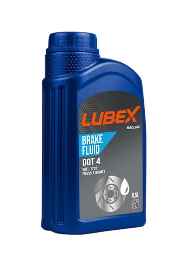 Lubex Brake Fluid Dot 4 Fren Hidrolik Yağı 500 Ml 2 Adet