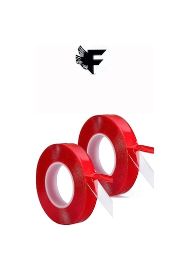 2 Adet Silikonlu Çift Taraflı Montaj Bandı 18mm X 2mt