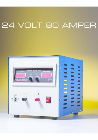 Soyberg Akü Şarj Cihazı 24 Volt 80 Amper Otomatik Akü Şarj Cihazı 2480