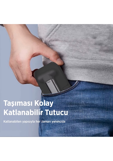 Juo Katlanabilir Masaüstü Telefon Standı Siyah