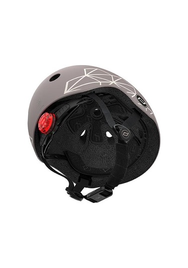 Scoot And Ride Lifestyle Bebek Kaskı Xxs-s Brown Lines 181206-96563