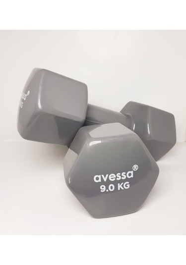 Avessa 9 Kg Vinil Dambıl Pvc 2 Adet
