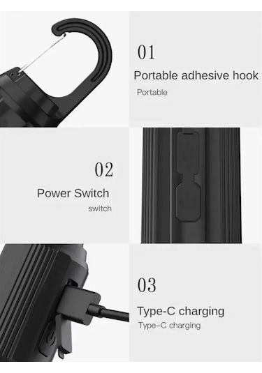 Gold Silver Şarjlı Ampul 10w Gs-790
