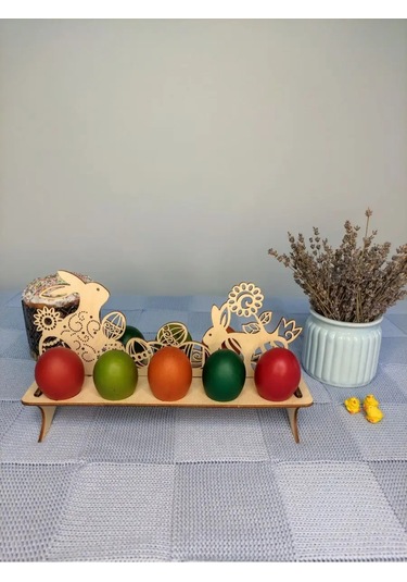 Woodiks Paskalya Yumurtası Standı 152009640 Bej