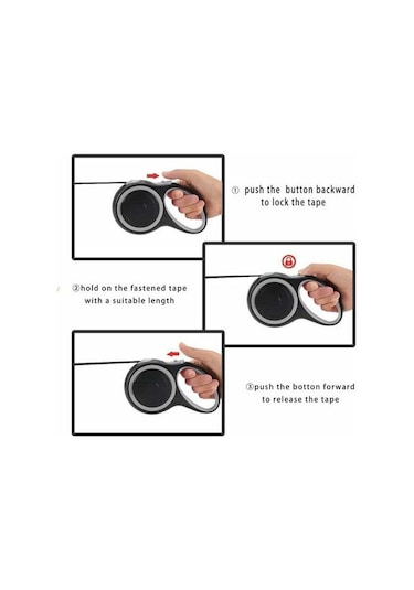 Soulader Otomatik Çekmeli 8 Metre Rulet Tasma Büyük Köpekler İçin Esnek İpi Uzayan Köpek Tasması Yürüyüş Koşumları Ve Eğitim Aksesuarları