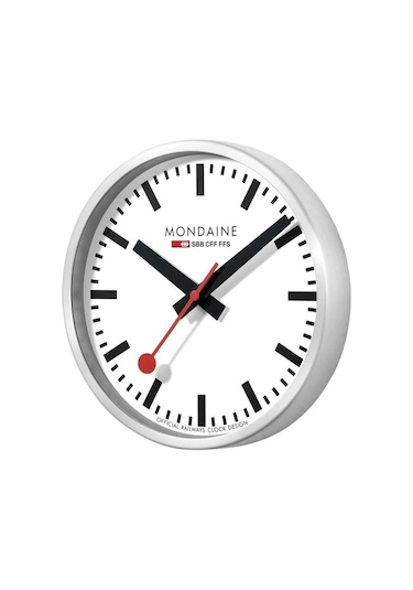 A990.clock.16sbb Mondaine Duvar Saati Metalik