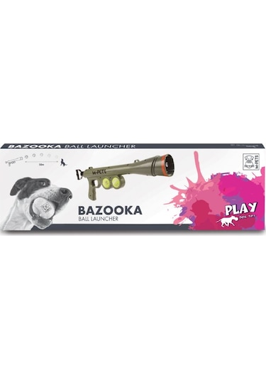 M-pets Bazooka Top Fırlatıcı Köpek Oyuncağı