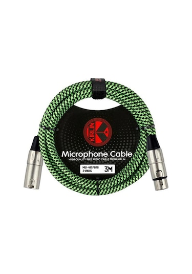 Kırlın Mw-480 3 Metre Mikrofon Kablosu Grb Hs 24awg