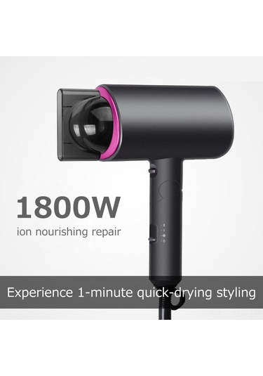 Mufunye Profesyonel Katlanabilir 1800w İyonlu Saç Kurutma Makinesi - 3 Hız Ayarlı
