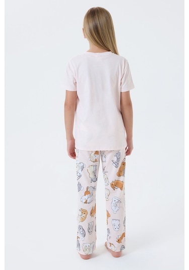 Rolypoly Kız Çocuk Pembe Pijama Takım 5274-49651 Pembe