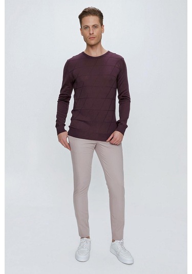 Tr 837 Lila Balıkçı Triko Lila