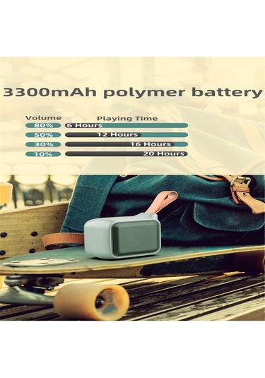 Reedark Mini Bluetooth 5.0 Hoparlör 12w Taşınabilir Subwoofer Açık Hava Kompakt Ses Sistemi