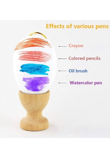 Paskalya Yumurta Süslemeleri, 25 Parça Asılı Paskalya Yumurtaları, İpli Beyaz Paskalya Yumurtaları, Dekorasyon Ve Hediye İçin Kendin Yap Paskalya El Sanatları Boyama, 6 Cm Beyaz