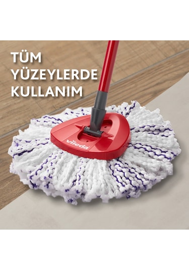 Vld0000000429 Vileda Turbo 3in1 Extra Pedli Mikrofiber Yedek Paspas - Tekil Vileda