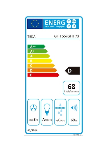 Teka GFH 55 Gömülebilir Aspiratör 40446700