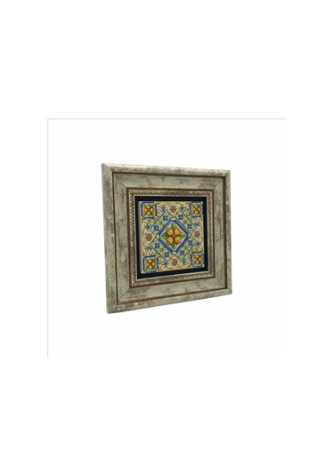 İtalyan Deseni Baskılı Taş Tablo 20x20 689