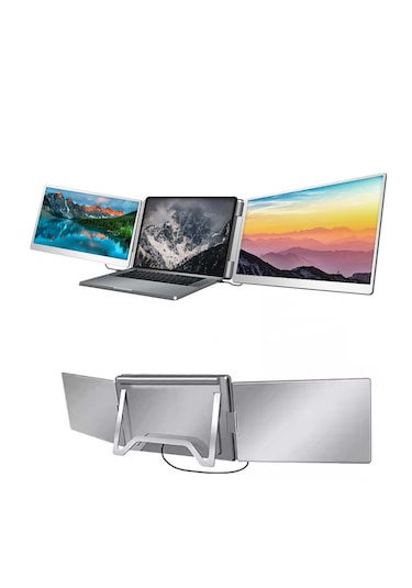 Ultrax 15.6" İkili Taşınabilir Monitör Çoklu Ekran Fhd Notebook Monitör