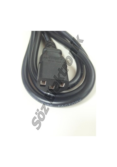 İsveç Power Kablo 3X0.75 1.8 Mt 1 Paket 5'Li