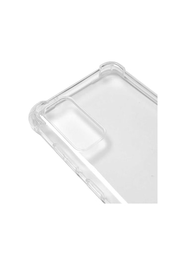 Galaxy Uyumlu S20 Kılıf Tchs Kamera Korumalı Nitro Anti Shock Silikon - Renksiz Renksiz