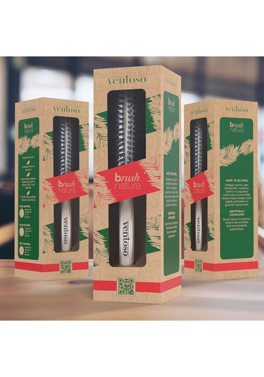 Ventoso Brush Natura Ahşap Fön Fırçası No: 7