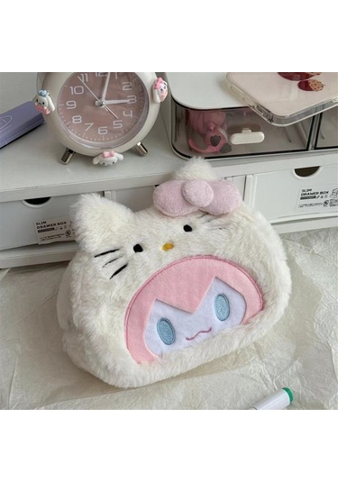 Anime Tarzı Sevimli Kırtasiye Saklama Çantası, Öğrenci Kalem Çantası, Sevimli Kedi Ve Köpek Kırtasiye Saklama Çantası, Öğrenci Kalem Çantası