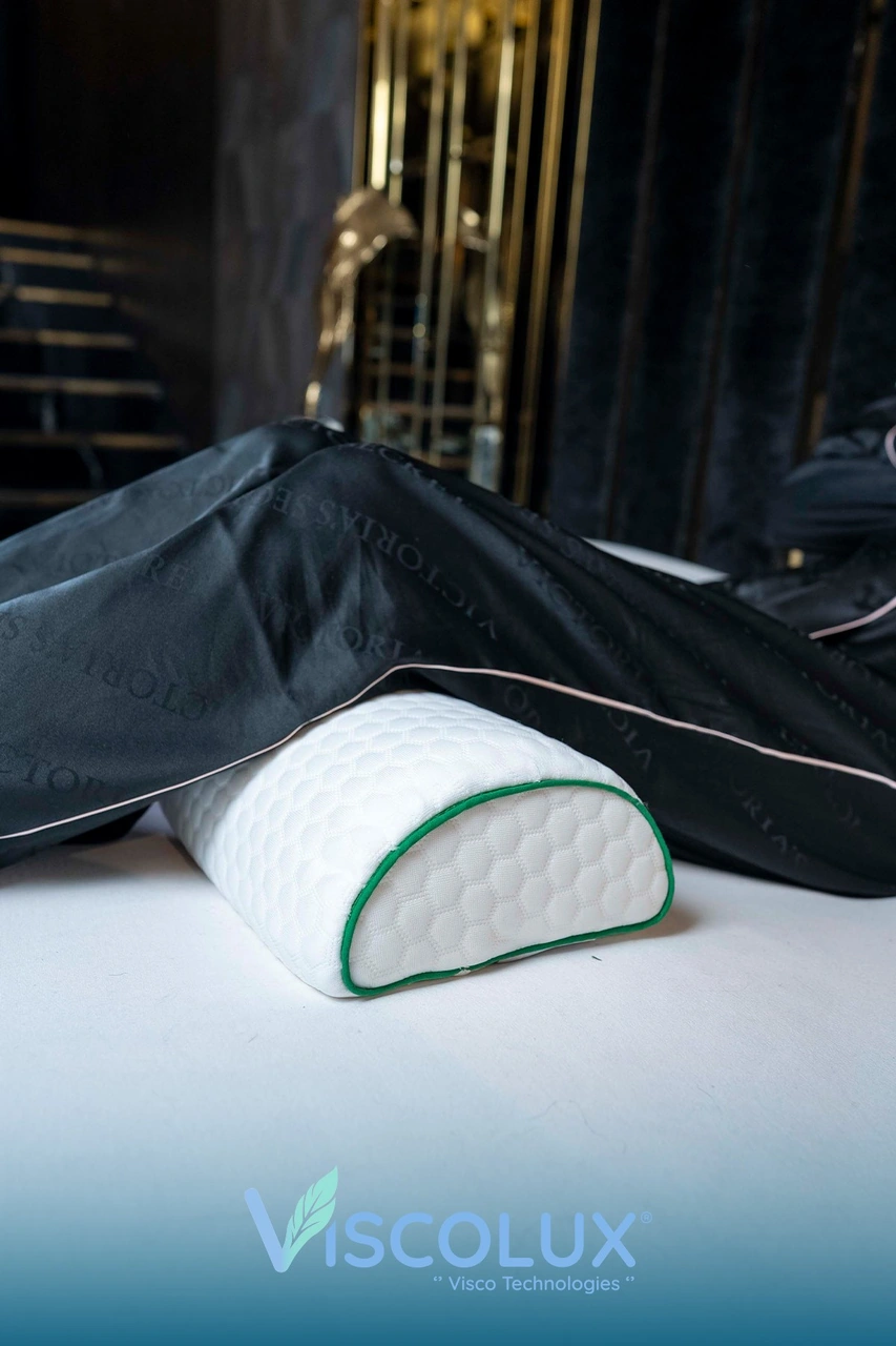 Çok Amaçlı Ortopedik Visco Yastık - Horlama Yastığı Hamile Yastığı 42x18x9 Yeşil