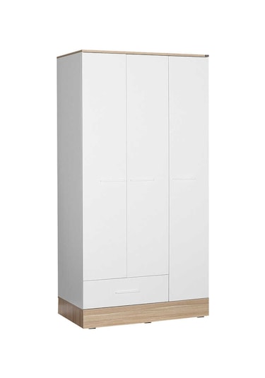 adoremobilya Base Genç Odası 3 Kapılı Tek Çekmeceli Gardırop-Italyan Meşe / Be