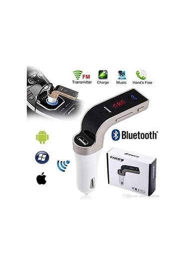 Carg7 Sd Usb 4.0 Bluetooth Çakmaklık Fm Transmitter