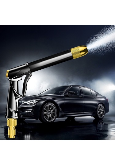 Suitu R-2383 Yüksek Basınçlı Püskürtme Tabancası Sulama Seti 7.5M Gümüş