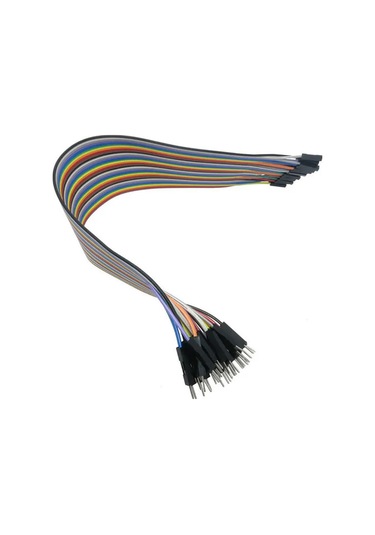 30cm 40 Pin Erkek Dişi Dupont Kablo Ayrılabilir 2.54mm 10 Renk Breadboard Atlama Kablosu Jumper Tes