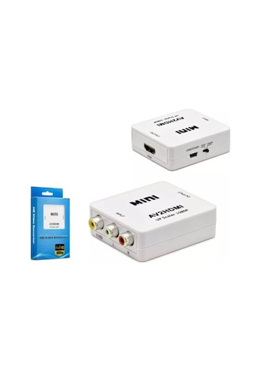 Hadron Hdx1282 Hd Vıdeo Convertor Av In To Hdmı Out Beyaz