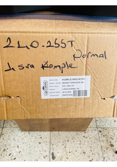 Massey Ferguson 240-255t 4 Sıra Full Bakır Radyatör Yetsan