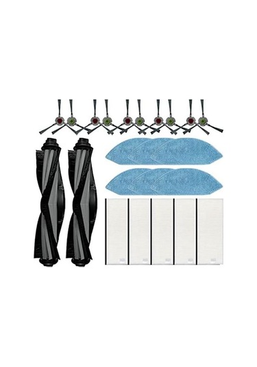 Deebot Ozmo U2/dgn22 Elektrikli Süpürge Yedek Parçası İçin Ana Yan Fırça Hepa Filtre Paspas Bezi Değişimi