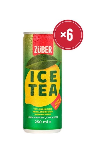 Züber Ice Tea Limon 250ml X 6 Adet