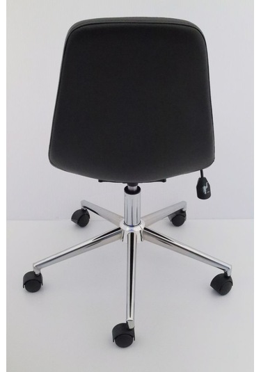 Parker Siyah Deri Ofis Çalışma Sandalyesi