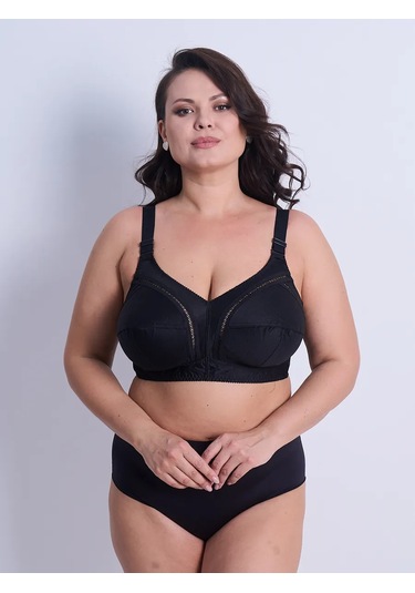 Sim Sim Büyük Beden Kadınlar İçin Korsesiz Sütyen 275708521 Siyah