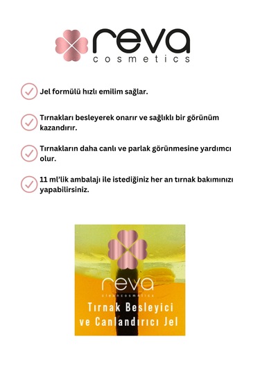 Tırnak Besleyici Ve Canlandırıcı Jel & Nail Nourshing And Refreshing 11 Ml Rv570