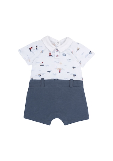 Chicco Tulum - Yarım Kol 09051363000000 000028 Dark Lıght Blue Mavi