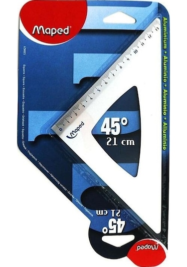 Maped 120421 Alüminyum Gönye - 45 Derece