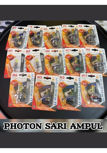 Poton Sarı Ampül 1 Adet