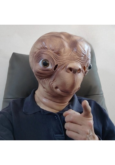 Jl Alien Maske Cadılar Bayramı Ufo Film Cosplay Golf Sopası