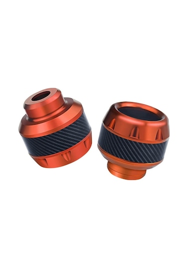 Cbtx Global 2 Pairs TF-1783 Motosiklet Modifiye Elektrikli Araba Düşmeyi Önleyici Fincan Şok Emme Ön Çatal Bardak Turuncu