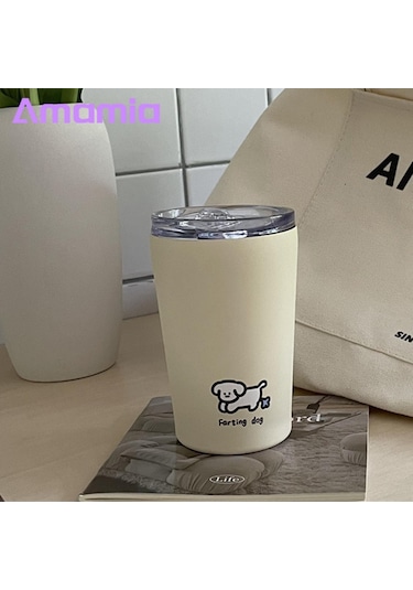 Amamia Termal Fincan Taşınabilir Kış Kapalı Açık Kahve Süt Su Termos Bardak